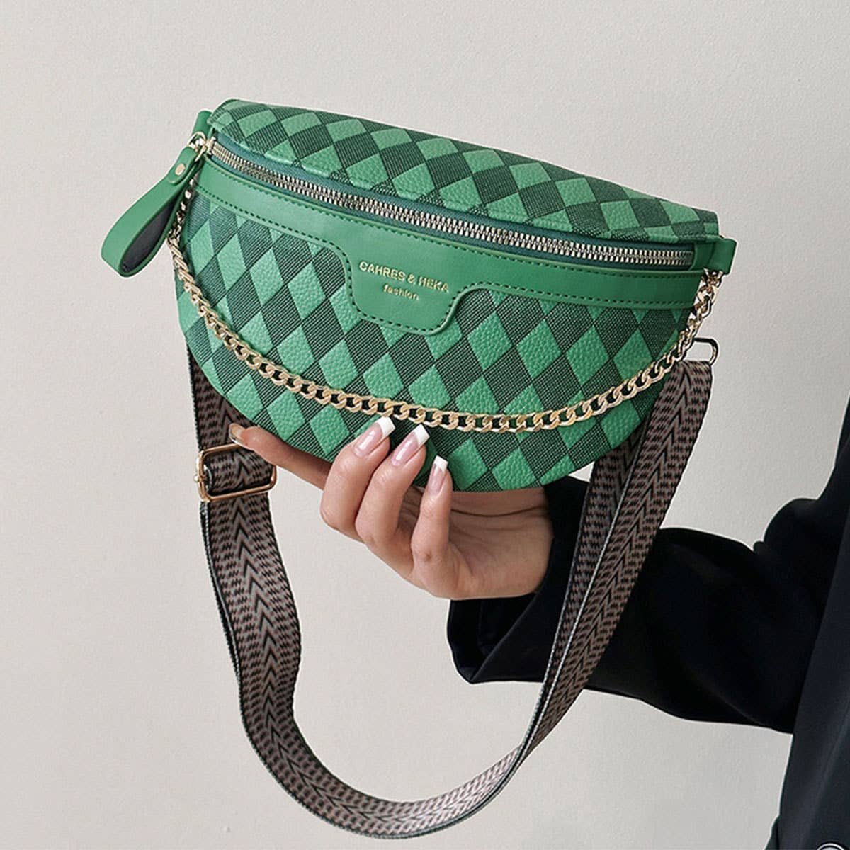 Everyday Belt Bag With Accent Chain