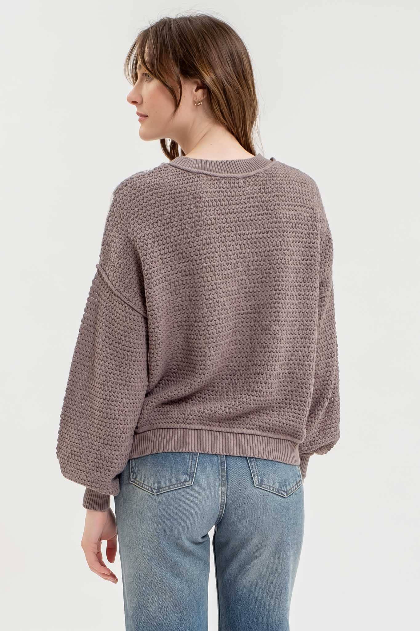 Faded Plum Sweater