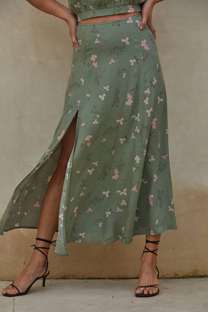 Forest Floral Skirt