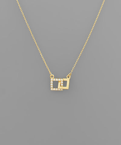 Square Link Necklace