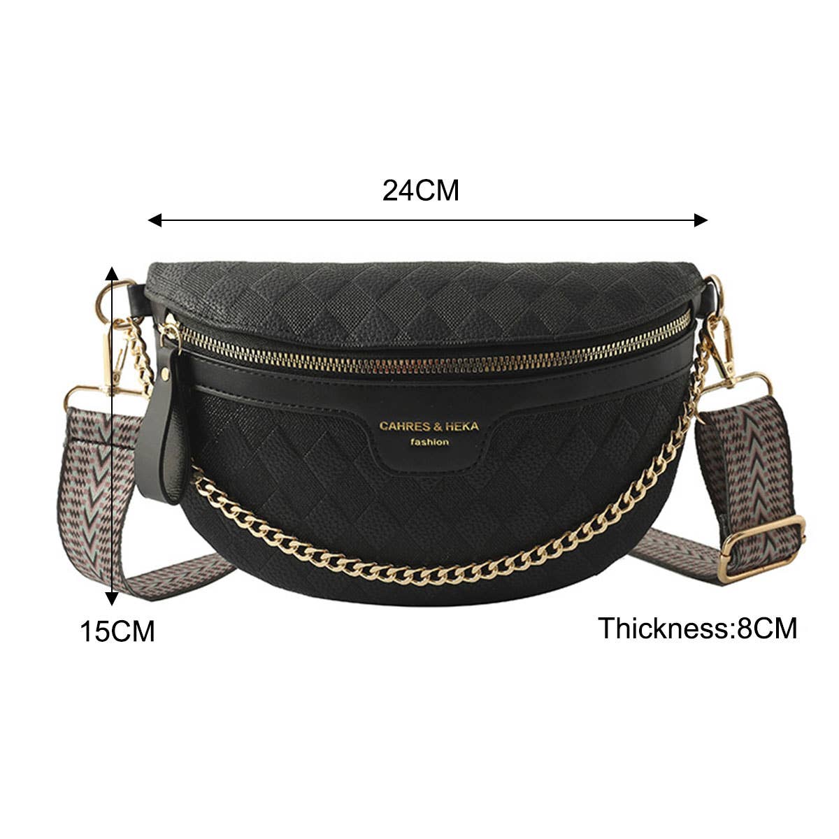 Everyday Belt Bag With Accent Chain