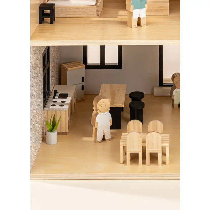 Wooden Doll House Kitchen Furniture & Accessories